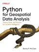 Book cover of: Python for Geospatial Data Analysis. By: Bonny McClain