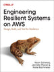 Book cover of: Engineering Resilient Systems on AWS. By: Kevin Schwarz
