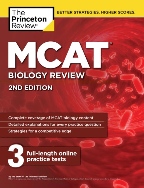 Book cover of: MCAT Biology Review, 2nd Edition. By: Princeton Review (Firm)