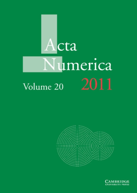 Book cover of: Acta Numerica 2011: Volume 20. By: Arieh Iserles