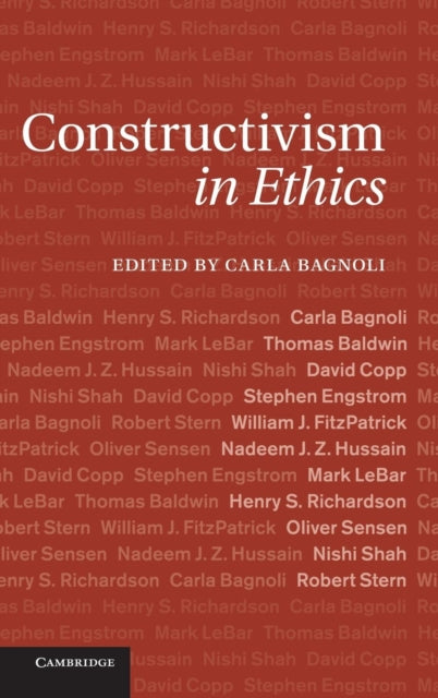 Book cover of: Constructivism in Ethics