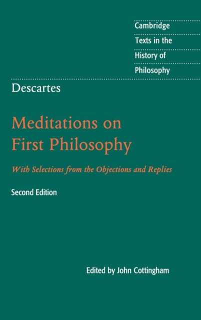 Book cover of: Descartes: Meditations on First Philosophy. By: John Cottingham