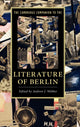 Book cover of: Cambridge Companion to the Literature of Berlin. By: Andrew J. Webber