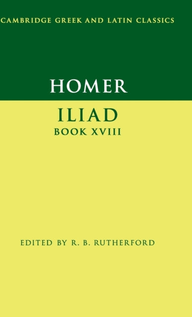 Book cover of: Homer: Iliad Book XVIII. By: Όμηρος