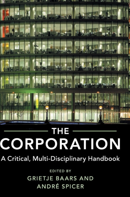 Book cover of: Corporation. By: Grietje Baars