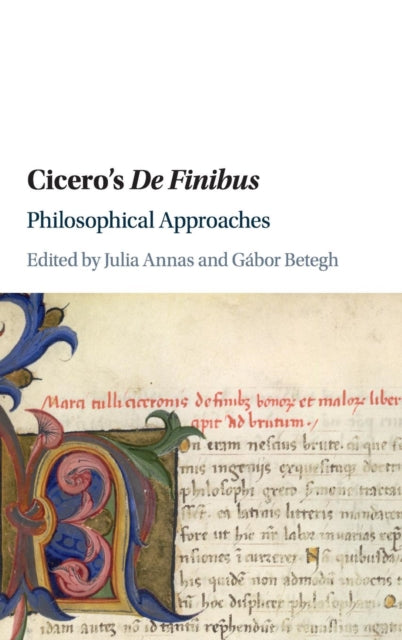 Book cover of: Cicero's De Finibus. By: Julia Annas
