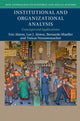 Book cover of: Institutional and Organizational Analysis. By: Eric C. Alston