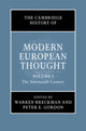 Book cover of: Cambridge History of Modern European Thought: Volume 1, The Nineteenth Century. By: Warren Breckman