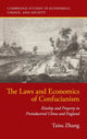 Book cover of: Laws and Economics of Confucianism. By: Taisu Zhang