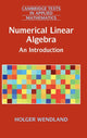 Book cover of: Numerical Linear Algebra. By: Holger Wendland