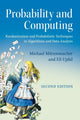 Book cover of: Probability and Computing