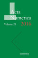 Book cover of: Acta Numerica 2016: Volume 25. By: Arieh Iserles