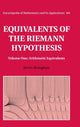 Book cover of: Equivalents of the Riemann Hypothesis: Volume 1, Arithmetic Equivalents