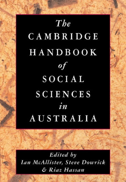 Book cover of: Cambridge Handbook of Social Sciences in Australia. By: Ian McAllister
