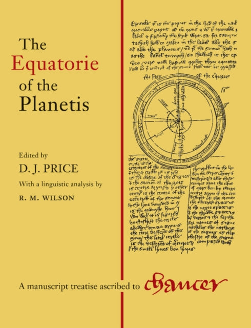 Book cover of: Equatorie of Planetis. By: Price