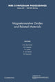 Book cover of: Magnetoresistive Oxides and Related Materials: Volume 602. By: M. S. Rzchowski