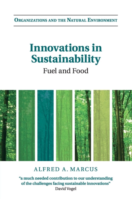 Book cover of: Innovations in Sustainability. By: Alfred A. Marcus