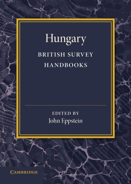 Book cover of: Hungary. By: John Eppstein