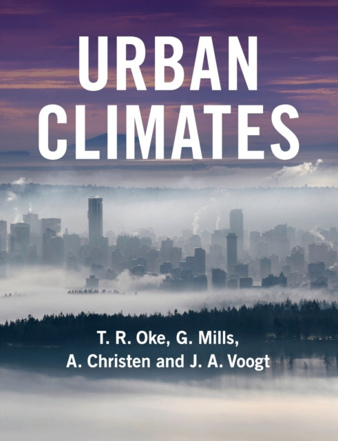 Book cover of: Urban Climates. By: T. R. Oke