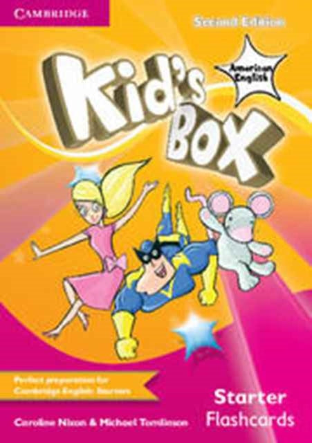 Book cover of: Kid's Box American English Starter Flashcards (pack of 78). By: NixonCaroline