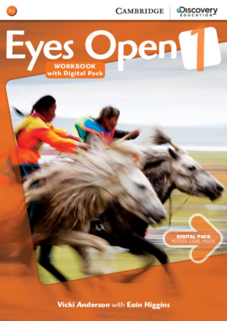 Book cover of: Eyes Open Level 1 Workbook with Online Practice. By: Vicki Anderson
