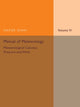 Book cover of: Manual of Meteorology: Volume 4, Meteorological Calculus: Pressure and Wind. By: Napier Shaw