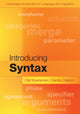 Book cover of: Introducing Syntax. By: Olaf Koeneman