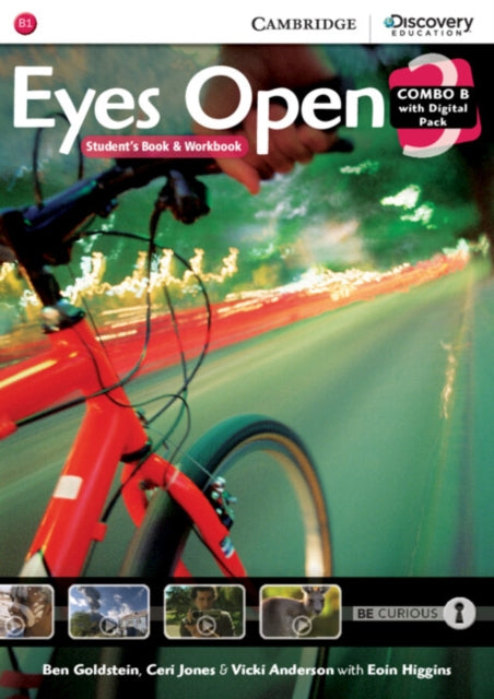 Book cover of: Eyes Open Level 3 Combo B with Online Workbook and Online Practice. By: Ben Goldstein
