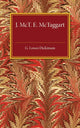 Book cover of: J. McTaggart E. McTaggart. By: G. Lowes Dickinson