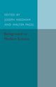 Book cover of: Background to Modern Science. By: Joseph Needham
