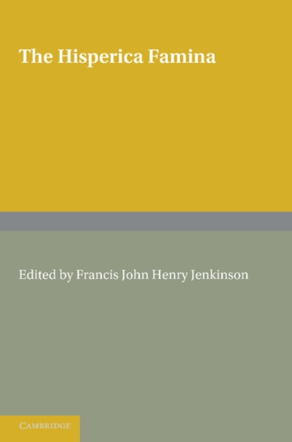 Book cover of: Hisperica Famina. By: Francis John Henry Jenkinson
