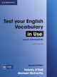 Book cover of: Test Your English Vocabulary in Use Upper-intermediate Book with Answers
