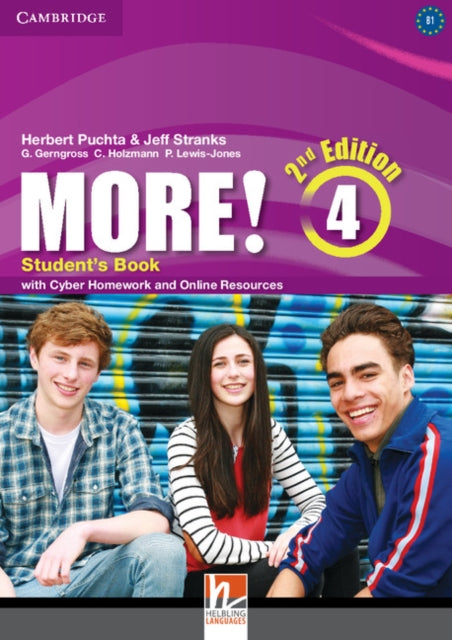 Book cover of: More! Level 4 Student's Book with Cyber Homework and Online Resources. By: Günter Gerngross