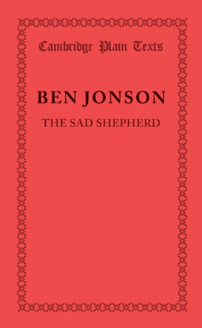 Book cover of: Sad Shepherd. By: Ben Jonson