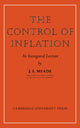 Book cover of: Control of Inflation. By: J. E. Meade