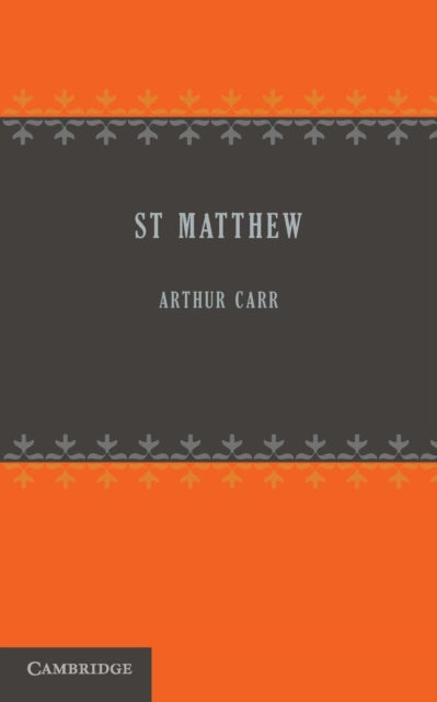 Book cover of: St Matthew