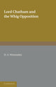 Book cover of: Lord Chatham and the Whig Opposition. By: D. A. Winstanley