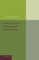 Book cover of: Comptes Rendus of Observation and Reasoning. By: J. Y. Buchanan