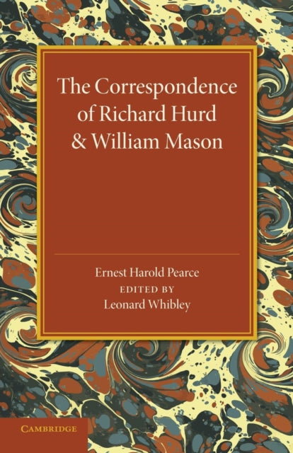 Book cover of: Correspondence of Richard Hurd and William Mason