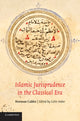 Book cover of: Islamic Jurisprudence in the Classical Era. By: Norman Calder