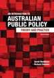 Book cover of: Introduction to Australian Public Policy. By: Sarah Maddison