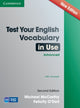 Book cover of: Test Your English Vocabulary in Use Advanced with Answers. By: Michael McCarthy