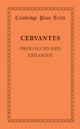 Book cover of: Prologues and Epilogue. By: Miguel de Cervantes Saavedra