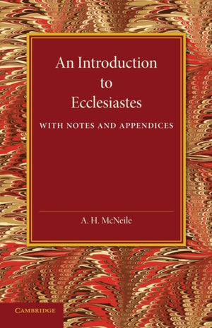 Introduction to Ecclesiastes