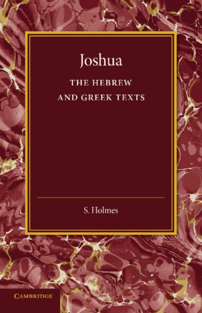 Book cover of: Joshua. By: S. Holmes