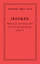 Book cover of: Preface to the Laws of Ecclesiastical Polity. By: Richard Hooker