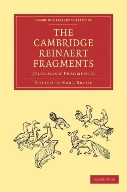 Book cover of: Cambridge Reinaert Fragments