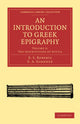 Book cover of: Introduction to Greek Epigraphy. By: E. S. Roberts