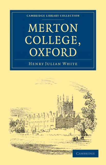 Book cover of: Merton College, Oxford
