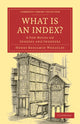 Book cover of: What is an Index?